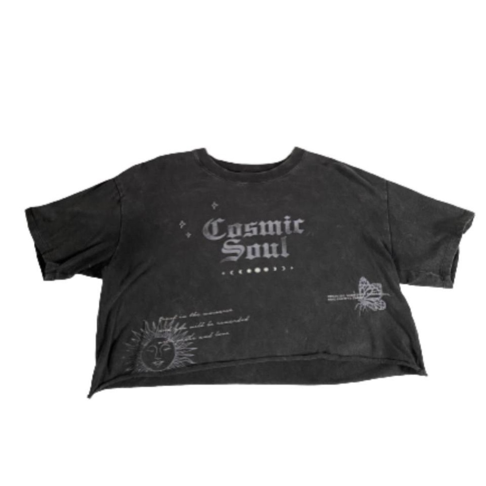 Edgy crop top